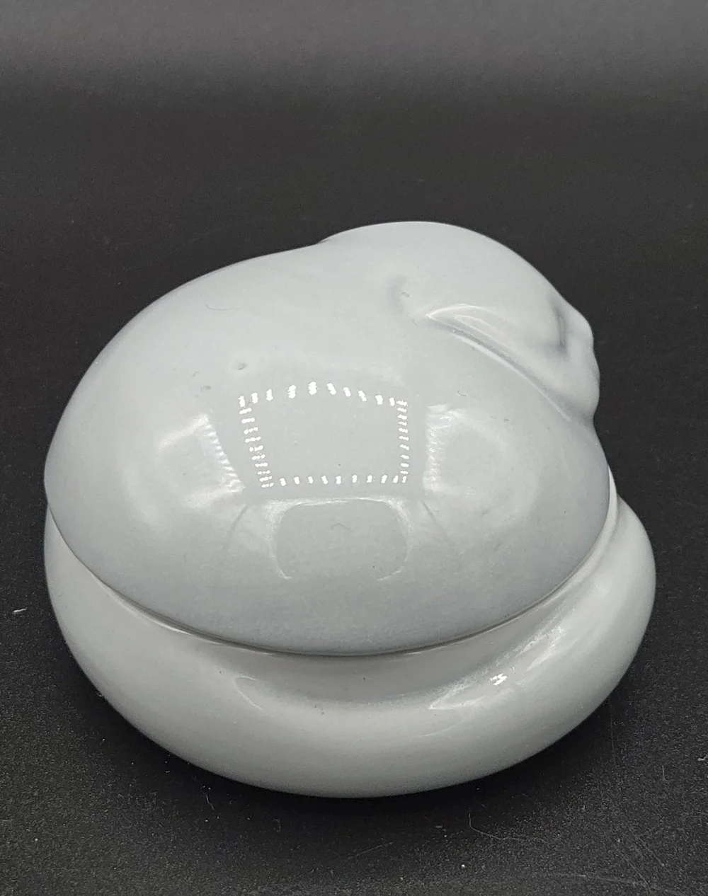 Vintage Nancy Lopez Sleeping Cat Porcelain Trinket Box 1977 Made In Japan